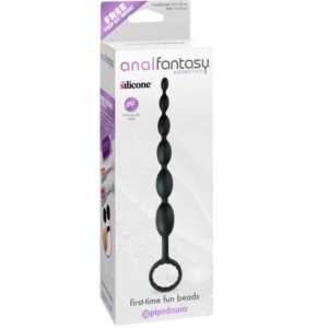 AFC Silicone First-Time Fun Beads Black