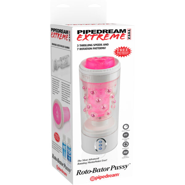 PDX Roto-Bator Pussy Rotating Pink