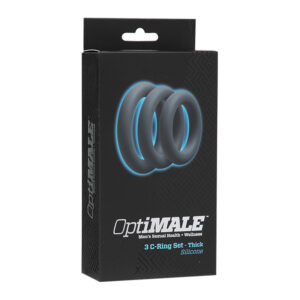 OptiMALE ? 3 C-Ring Set ? Thick Slate