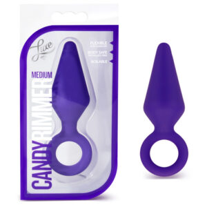 Luxe Candy Rimmer Med Anal Plug Purple