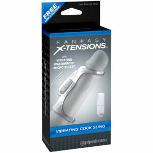 FX Vibrating Cock Sling Clear