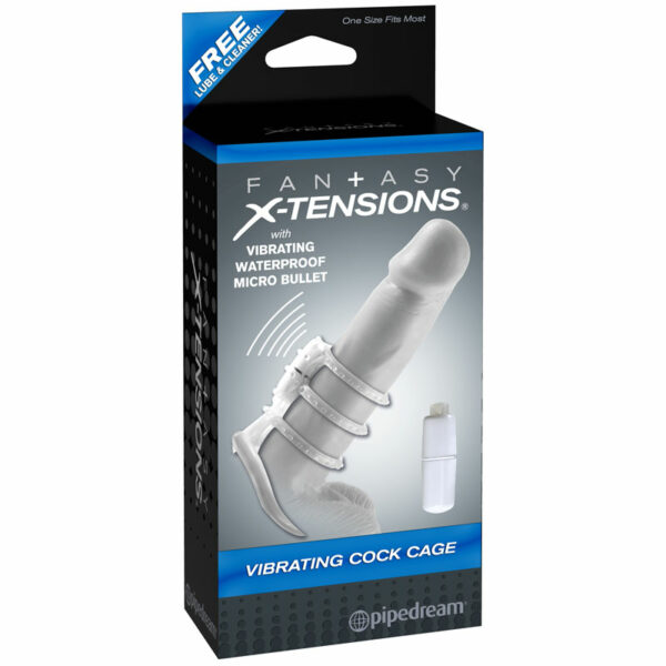 FX Vibrating Cock Cage Clear