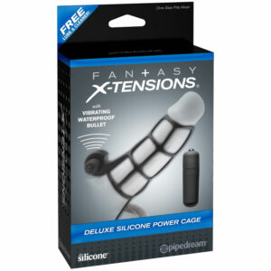 FX Vibr Deluxe Silicone Power Cage Black