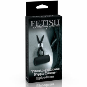 FF LE Vibrating Silicone NippleLasso Blk