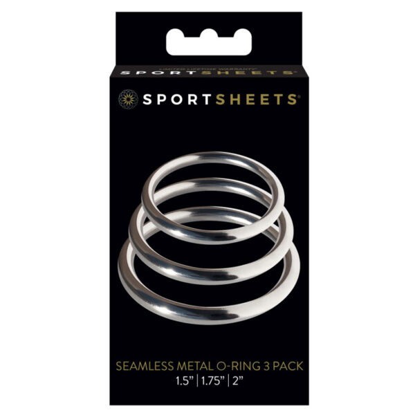SS Metal O-Ring 3pk Silver
