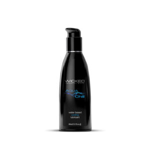 Wicked Aqua Chill Waterbased Lube 2oz.