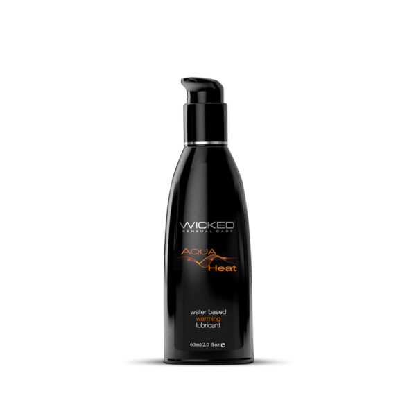 Wicked Aqua Heat Waterbased Lube 2oz.