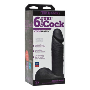 Vac-U-Lock ULTRA 6in Realistic CODEBLACK