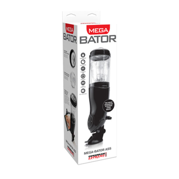 PDX Mega-Bator Ass Stroker Clear/Black
