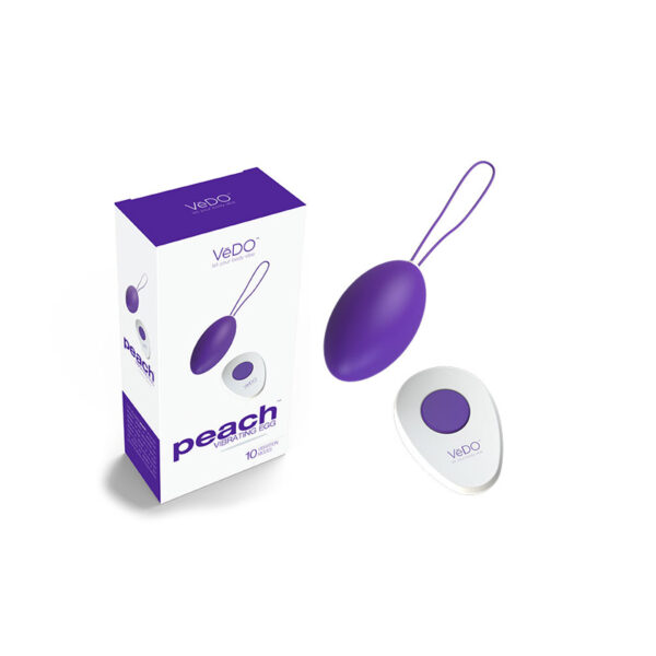 VeDO Peach Rechargeable Egg Vibe Indigo