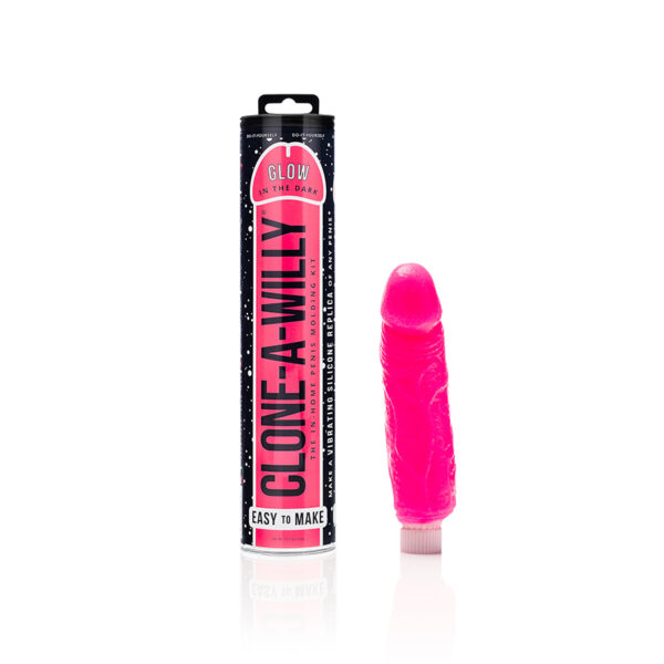 Clone-A-Willy Hot Pink GITD