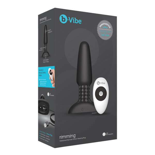 b-Vibe Rimming Anal Plug Black