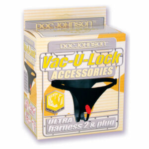 Vac-U-Lock Ultra Harness w/Snaps Black