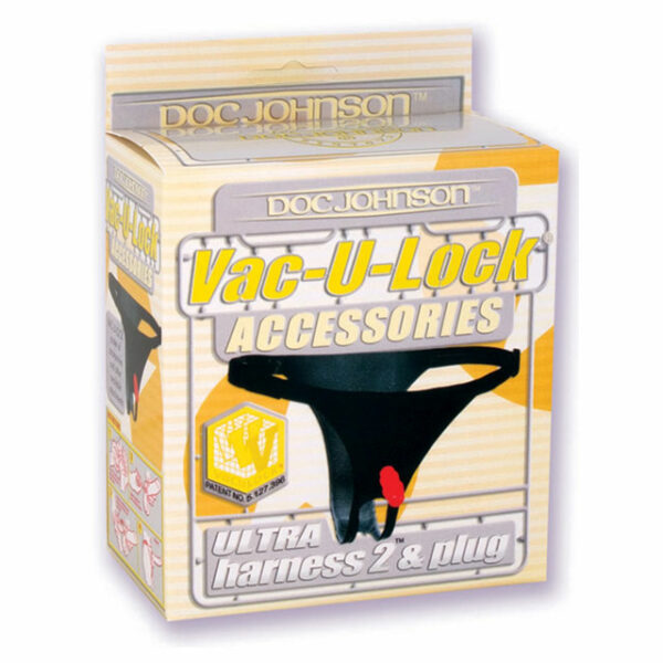 Vac-U-Lock Ultra Harness w/Snaps Black