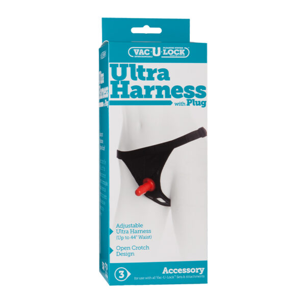Vac-U-Lock Ultra Harness w/Plug Black