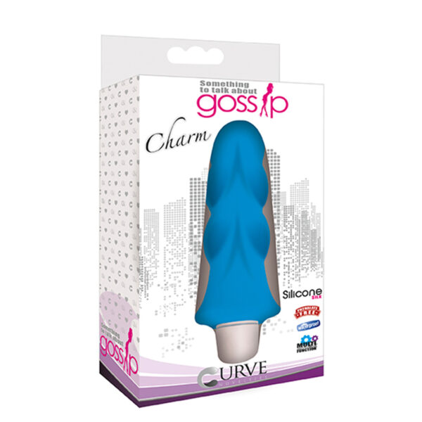 Gossip Charm Silicone Vibrator Azure