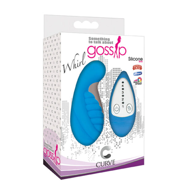 Gossip Whirl Silicone Egg Vibrator Azure
