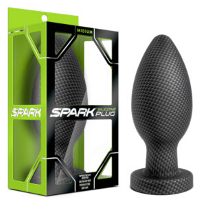Spark Silicone Plug Medium Carbon Fiber