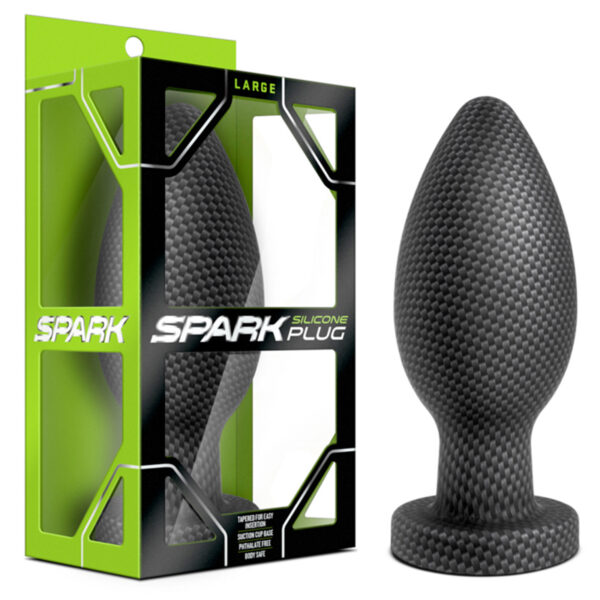 Spark Silicone Plug Large Carbon Fiber