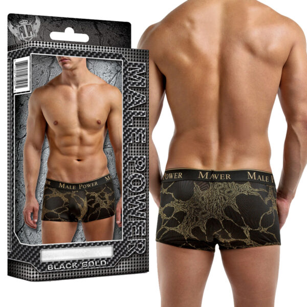 MP Black Gold Mini Short Black/Gold Xlg