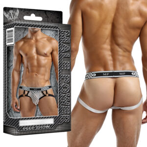 MP Peep Show Ring Jock Strap White LX