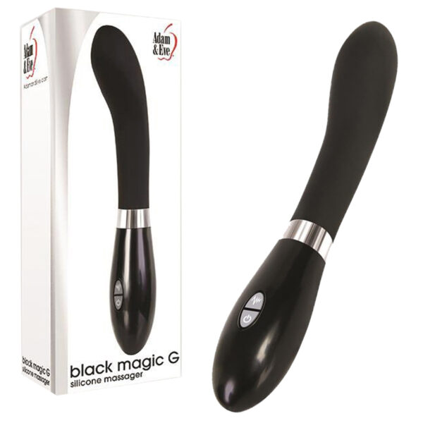 A&E Black Magic Silicone G-Spot Vibrator