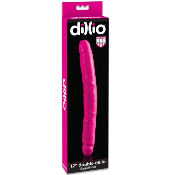 Dillio 12in Double Dong Pink