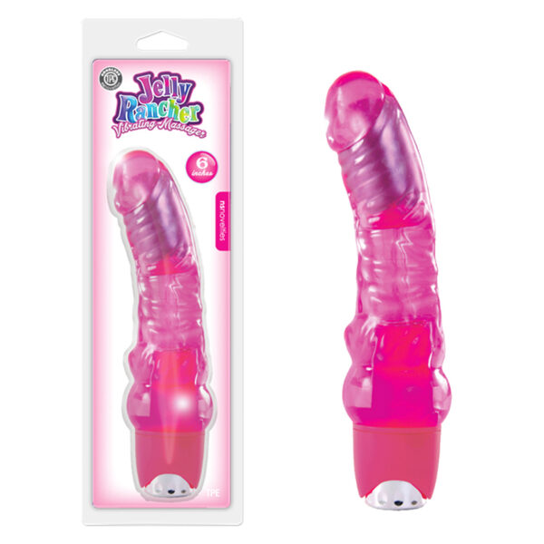 Jelly Rancher 6in Vibrating Massager Pnk
