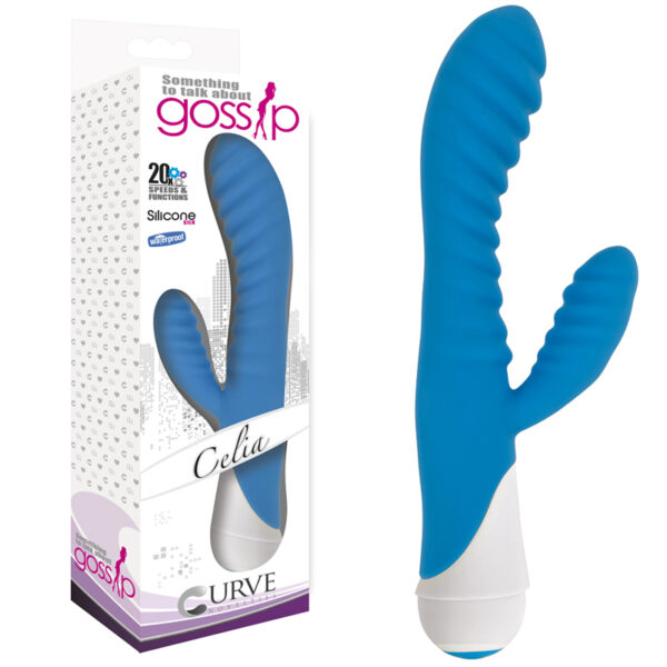 Gossip Celia Silicone Vibrator Azure