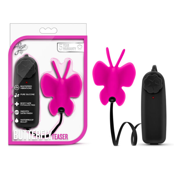 Luxe Butterfly Teaser Mini Vibrator Fuch