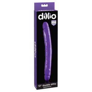 Dillio 12in Double Dong Purple