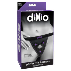Dillio Perfect Fit Harness Black/Purple