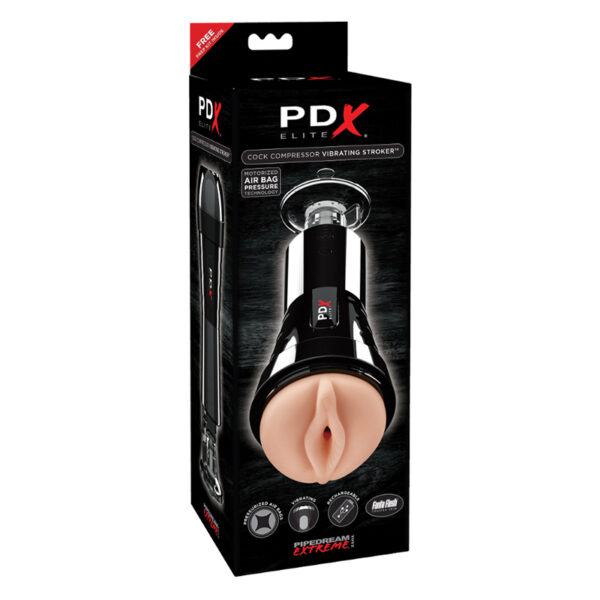 PDX Elite Cock Compressor Beige/Black