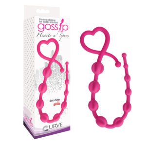 Gossip Hearts N Spurs Anal Beads Magenta