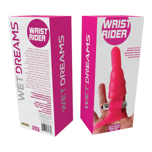 Wet Dreams Finger Sleeve W/Wrist Strap
