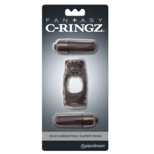 FCR Duo-Vibrating Super Ring Black