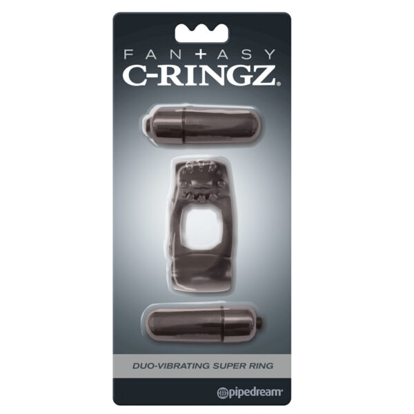 FCR Duo-Vibrating Super Ring Black
