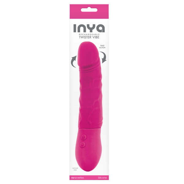 INYA Twister Rechargeable Vibrator Pink