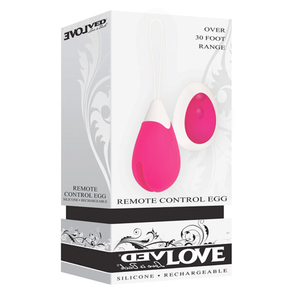 Evolved Recharge Remote Egg Vibe Pink