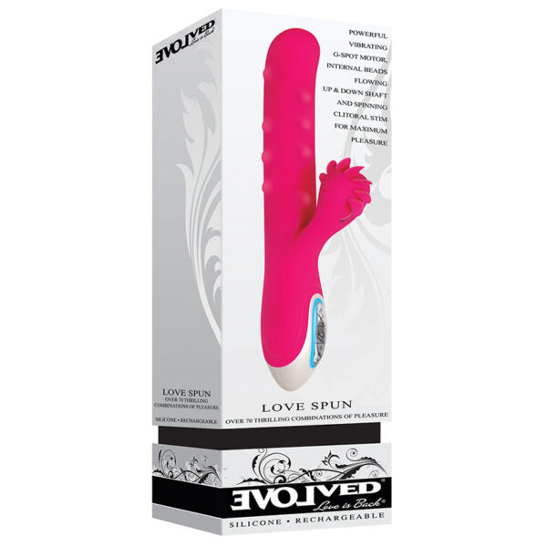 Evolved Love Spun Dual Stimulator Pink