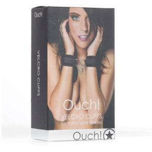 Ouch Velcro Hand & Ankle Cuffs Black