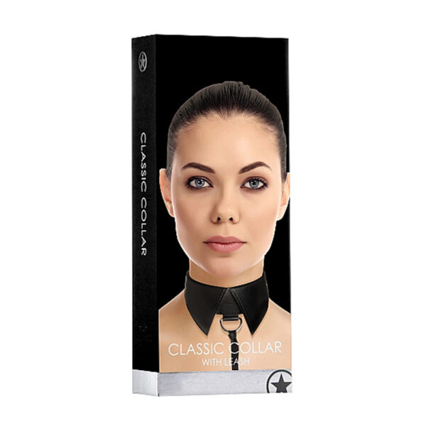 Ouch Exclusive Collar With Leash Black