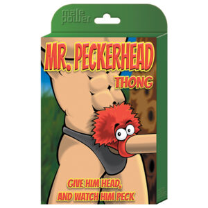 MP Novelty Mr. PeckerHead Thong Blk O/S