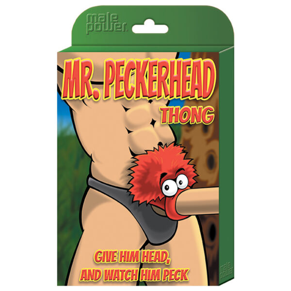 MP Novelty Mr. PeckerHead Thong Blk O/S
