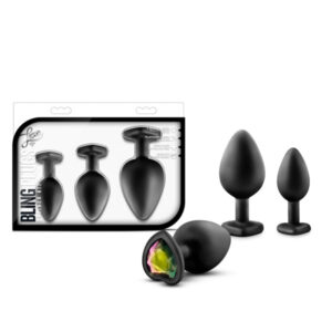 Luxe Bling Plug Training Rainbow Gem Blk