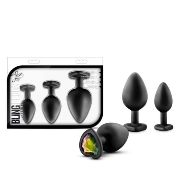Luxe Bling Plug Training Rainbow Gem Blk