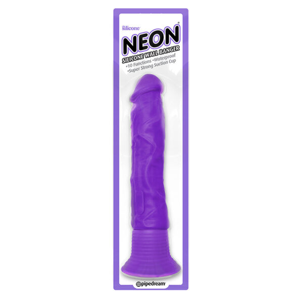PD Neon Silicone Wall Banger 7.5in Pur
