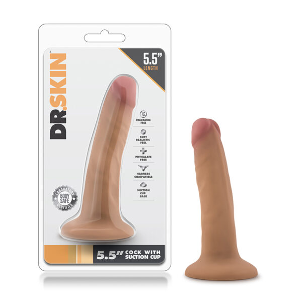 Dr. Skin Realistic 5.5in Dildo Tan