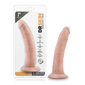 Dr. Skin Realistic 7in Dildo Beige