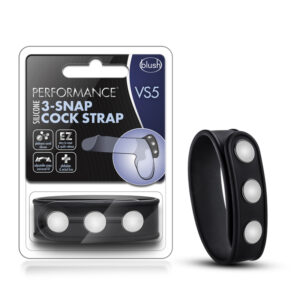 Performance VS5 Sili 3Snap CockStrap Blk